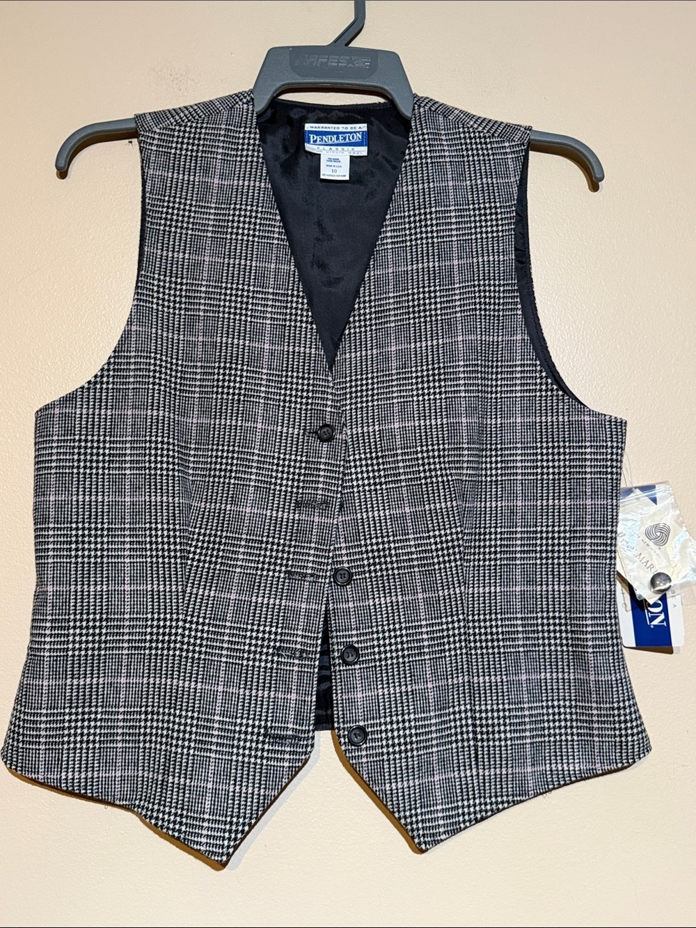 Pendleton shades of grey glen Plaid Vest